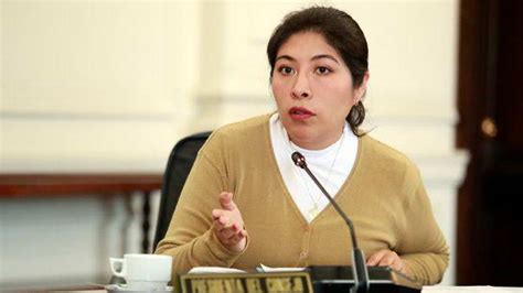 Poder Judicial Rechazó Requerimiento De Expremier Betssy Chávez Para