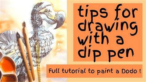 Tips For Drawing With Dip Pens YouTube