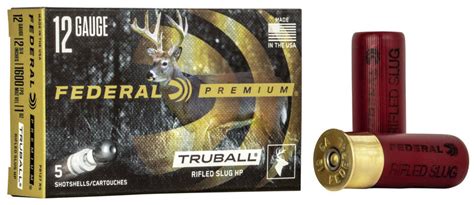 Federal Vital Shok Truball 12ga 2 34 1oz Rifled Slug Spotted Dog