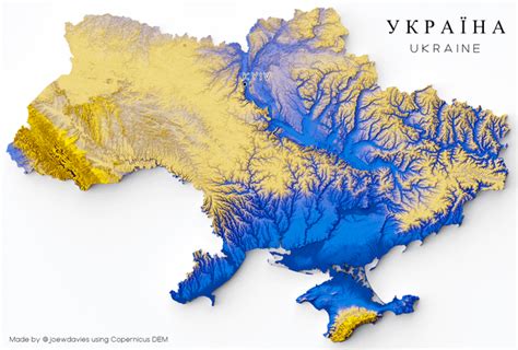 Topographic Map Of Ukraine Get New Map Update