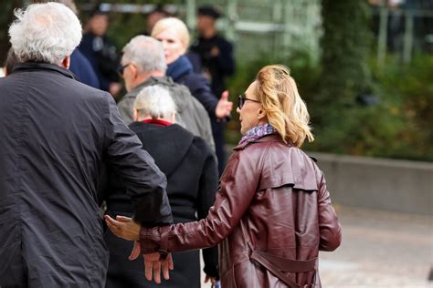 Photo Marie Anne Chazel Obsèques de Michel Blanc en l église Saint