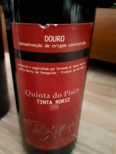 Quinta Do Pisco Tinta Roriz Vivino US