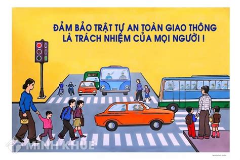 10 bài Mẫu bài vẽ an toàn giao thông dành cho trẻ em