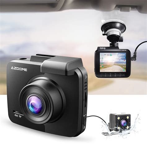 Azdome Gs H K Dash Cam Built In Wi Fi Gps Gb