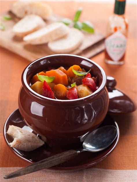 Goulash Soup Stock Image Image Of Spoon Potato Spicy 45857005