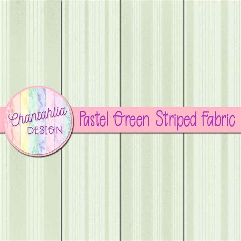 Free Digital Papers Featuring Pastel Green Striped Fabric Designs