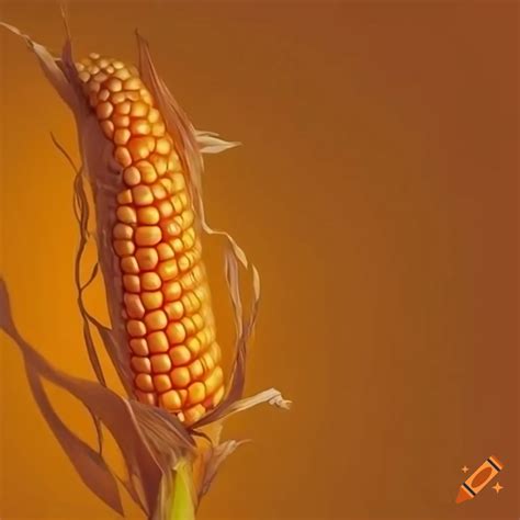 Corn Album Art Minimalist Background On Craiyon