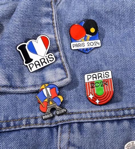 Lot Pin S Paris Jo Broche Metal Jeux Olympique Tour Eiffel Ping