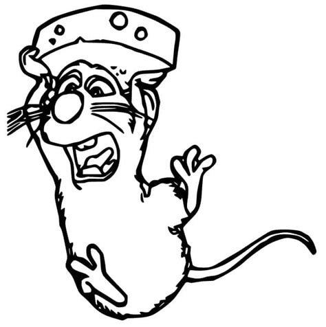Ratatouille Funny Remy Coloring Page Download Print Or Color Online