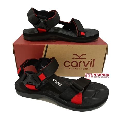 Jual Carvil Sendal Gunung Pria Carvil Original Sandal Gunung Cowok