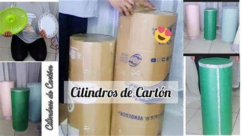 Diycomo Hacer Cilindros Con Cajas De Cart Npara Decoraciones Eventos