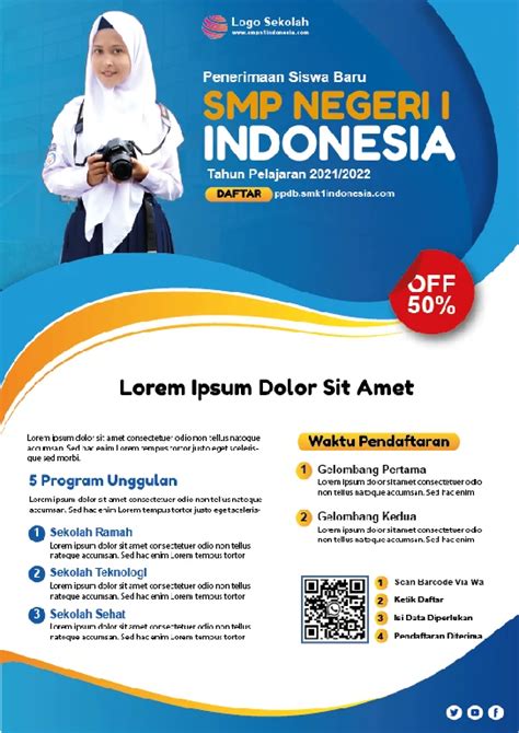 Detail Contoh Pamflet Penerimaan Siswa Baru Koleksi Nomer