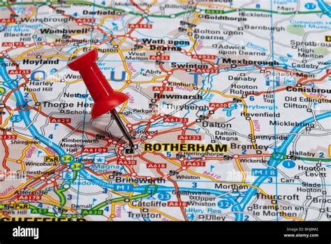 Rotherham Postcode Map