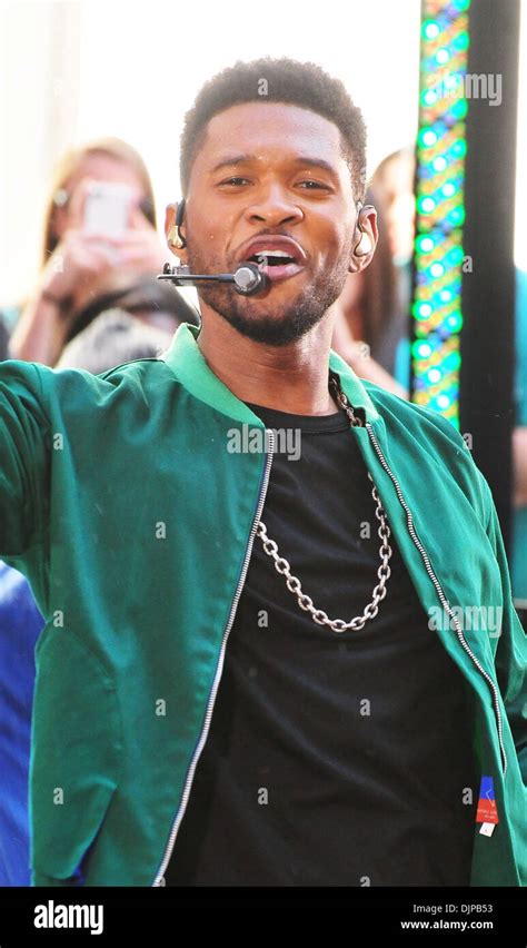 Usher Performing Live At Rockefeller Center As Part Of Today Shows