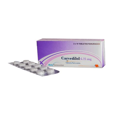 Carvedilol 6 25mg Tableta Ranurada Cofarca