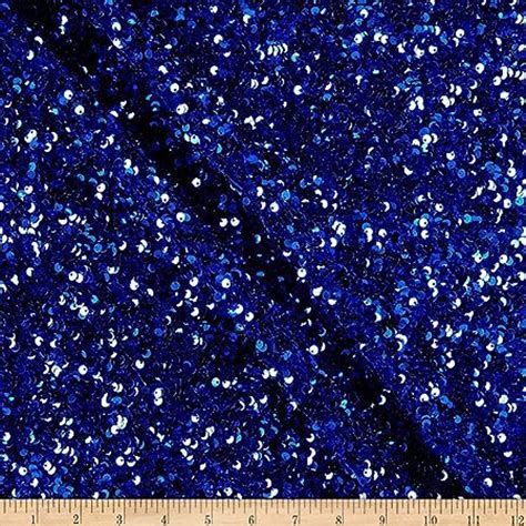 Stretch Velvet Sequin Fabric By The Yard Glitter Spandex Material