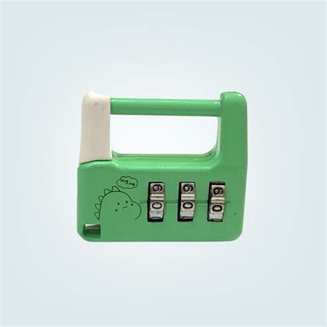 Combination PadLock Light Green Myperfectpack USA