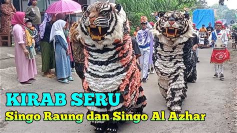 Kirab Can Macanan Singo Raung Bersama Singo Al Azhar Di Kota Tahu YouTube