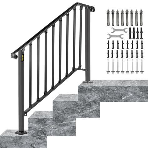 Vevor Handrails For Outdoor Steps Fit Or Steps Outdoor Stair