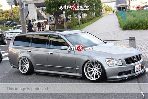 Stancenation 2016 Nissan stagea hellaflush tsuraichi silver body at ...