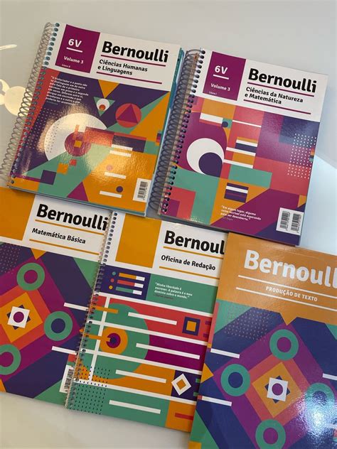 Material Do Pr Vestibular Bernoulli Livro Bernoulli Usado