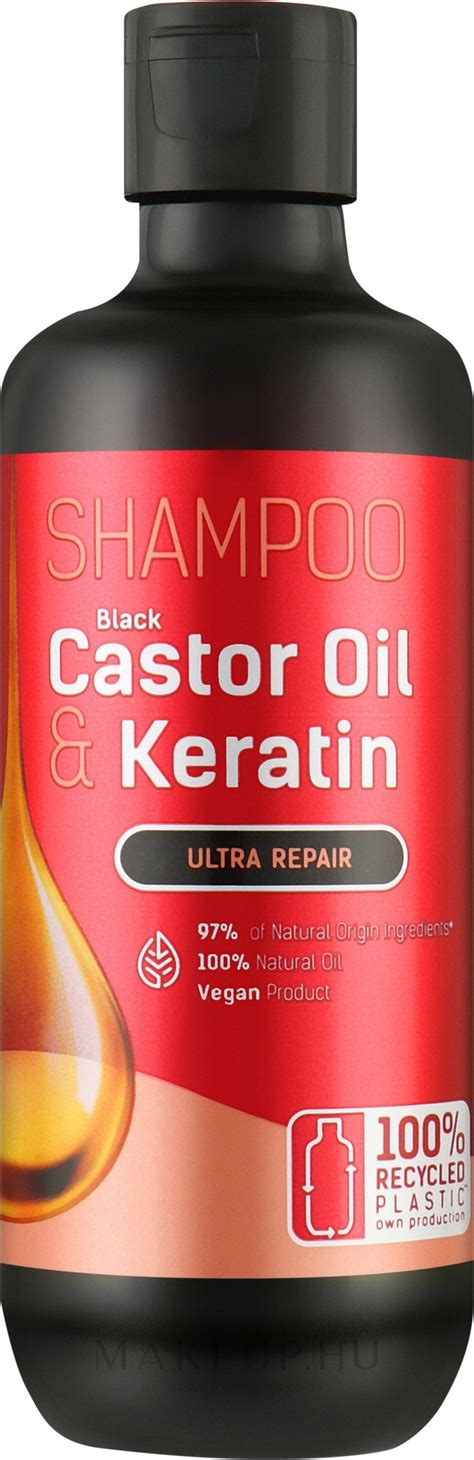 Bio Naturell Shampoo Sampon Black Castor Oil Keratin Makeup Hu