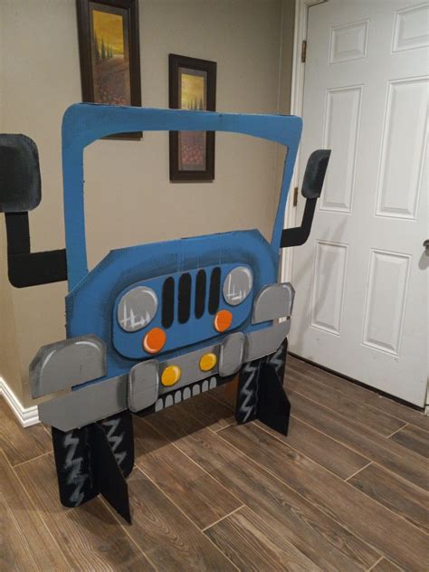 Free Templateshow To Make A Jeep Wrangler Car From Cardboard Diy At