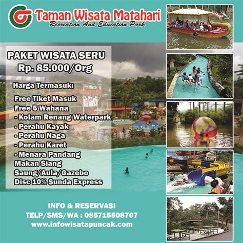 Tiket Masuk Taman Matahari Newstempo