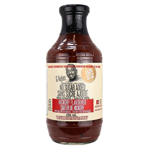 G Hughes Sugar Free BBQ Sauce Hickory At Natura Market