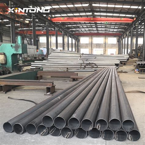 10m Hot DIP Galvanized Steel Pole CCTV China LED Pole And Galvanized Pole