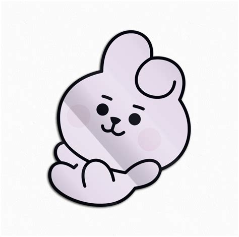 Cooky Bt21 3d Acrylic Hanging Wall Art Decor Bts Etsy