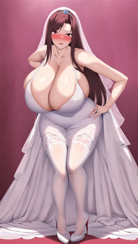 Rule 34 Ai Generated Aroused Blush Bride Erza Scarlet Fairy Tail High Heel Boots High Heels