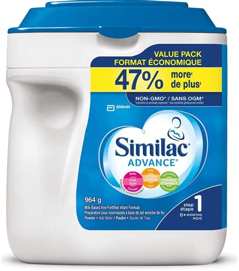 Similac Advance Step 1 Non Gmo Baby Formula Powder 964g 0 Months