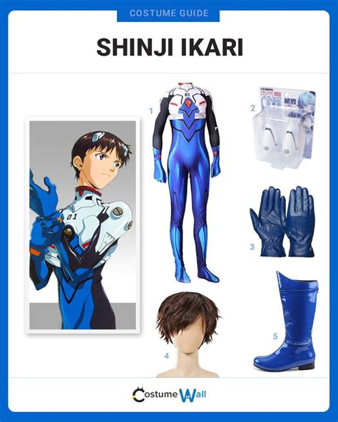 Dress Like Shinji Ikari Evangelion Cosplay Neon Genesis Evangelion Popular Anime