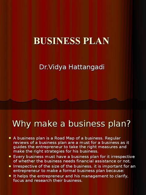 Pdf Business Plan By Dr Vidya Hattangadi Dokumen Tips