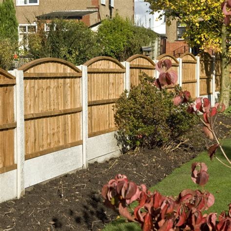 Arched Fence Panel Feather Edge Fence Panel Convex Fence