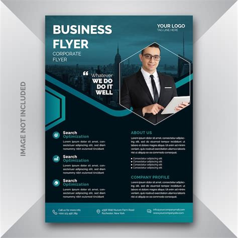 Premium Vector Corporate Business Flyer Design Template Premium Vector