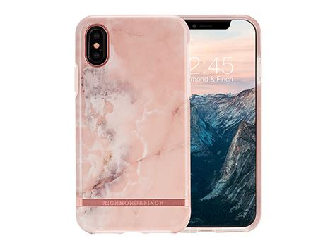 Richmond And Finch Iphone X Xs Hoesje Pink Marble Rosé