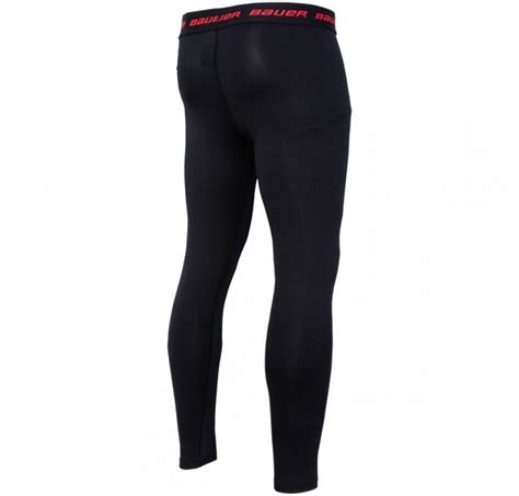 S19 Bauer Essential Compression Jock Pant Sr Hockey Underwear And