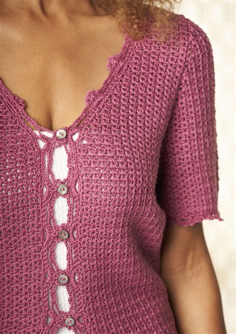 Rowan Leonie Short Sleeve E Pattern Fully Woolly Yarns