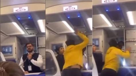 Watch Passenger On Goa Bound Indigo Flight Punches Pilot Announcing