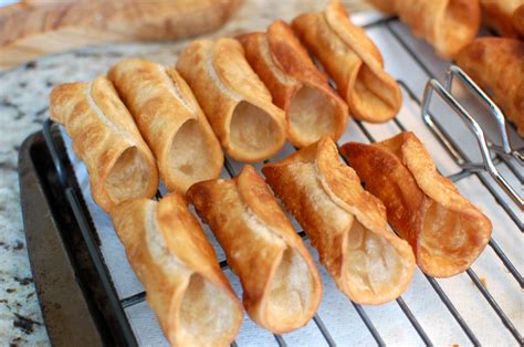 How To Make Homemade Cannoli Shells And Filling The 350 Degree Oven