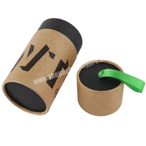 Eco Friendly Round Box Packaging For Tea Paper Tube Packaging Food Grade Cardboard Cylinder