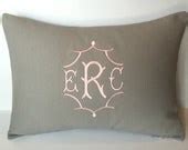 MONOGRAMS Cocktail Napkins Pillow Covers By SewGracious