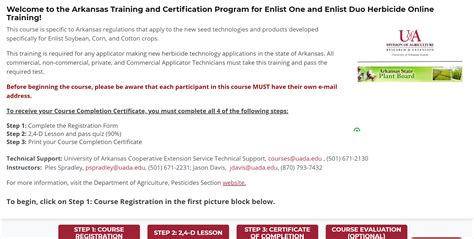 Herbicide Application Certification