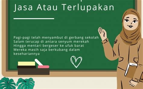 Pahlawan Tanpa Tanda Jasa Atau Terlupakan