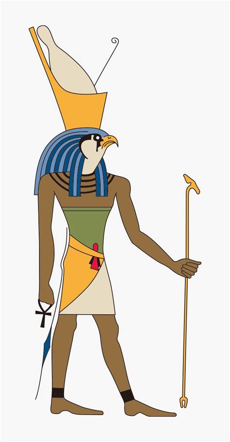 Egyptian Motif God Horus Egypt Drawing Ai Illustrator File Us