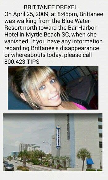 Brittanee Drexel Vanished On April 25 2009 Around 8 45 Pm While