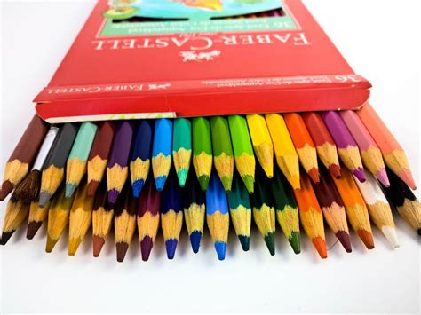 L Pis De Cor Faber Castell Aquarel Vel Cores R Em Mercado Livre