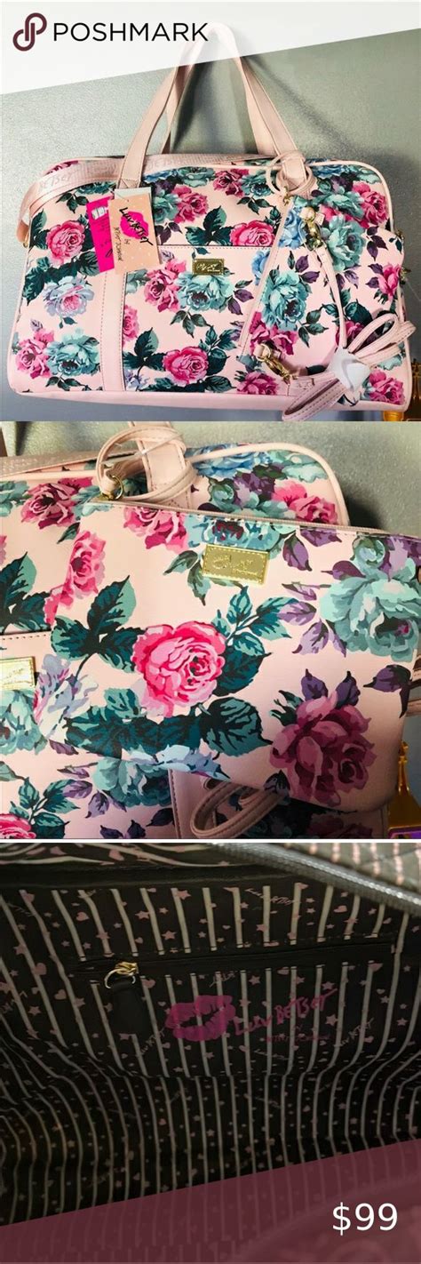 Betsy Johnson Floral Weekender Travel Bag Weekend Travel Bags Betsy